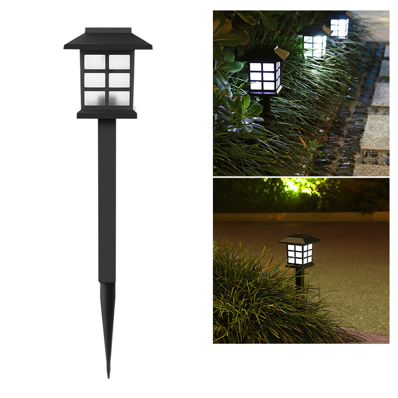 Traditional Rustic Waterproof Solar House ABS LED Outdoor Landscape Light For Garden | Stornfield