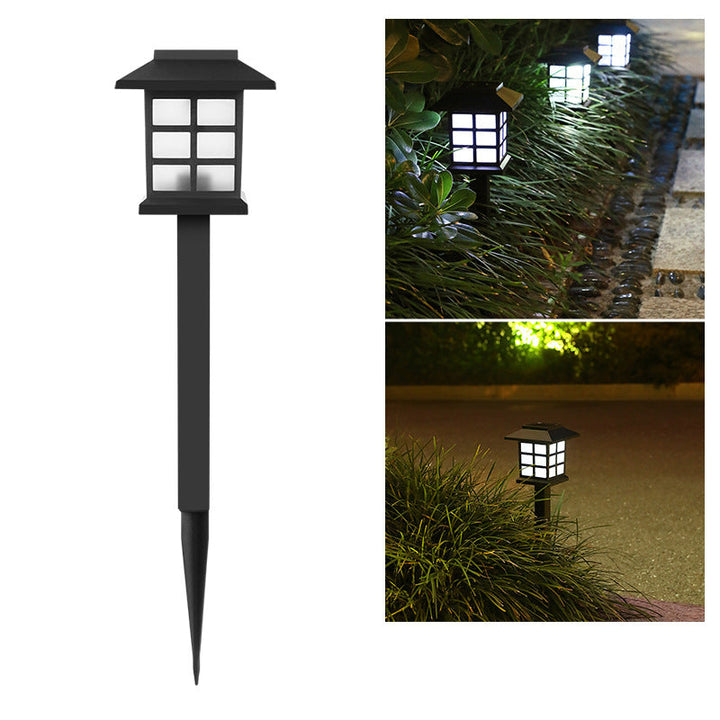 Traditional Rustic Waterproof Solar House ABS LED Outdoor Landscape Light For Garden | Stornfield