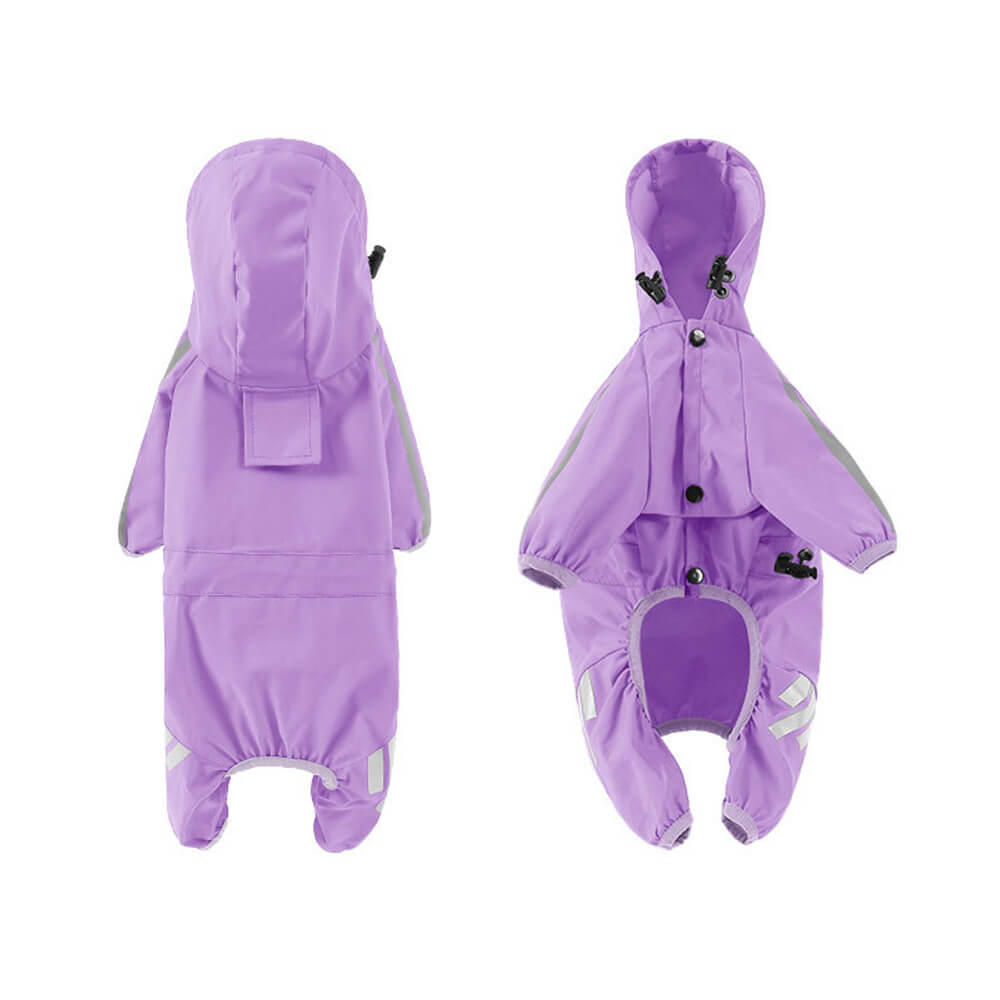 Stornfield | RainBuddy Waterproof Dog Raincoat | Reflective Stripes | Adjustable and Hooded