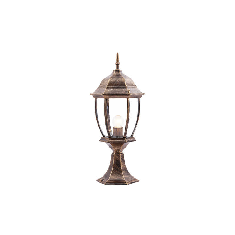 Outdoor Solar Waterproof Aluminum Glass 1-Light Lawn Landscape Light | Stornfield