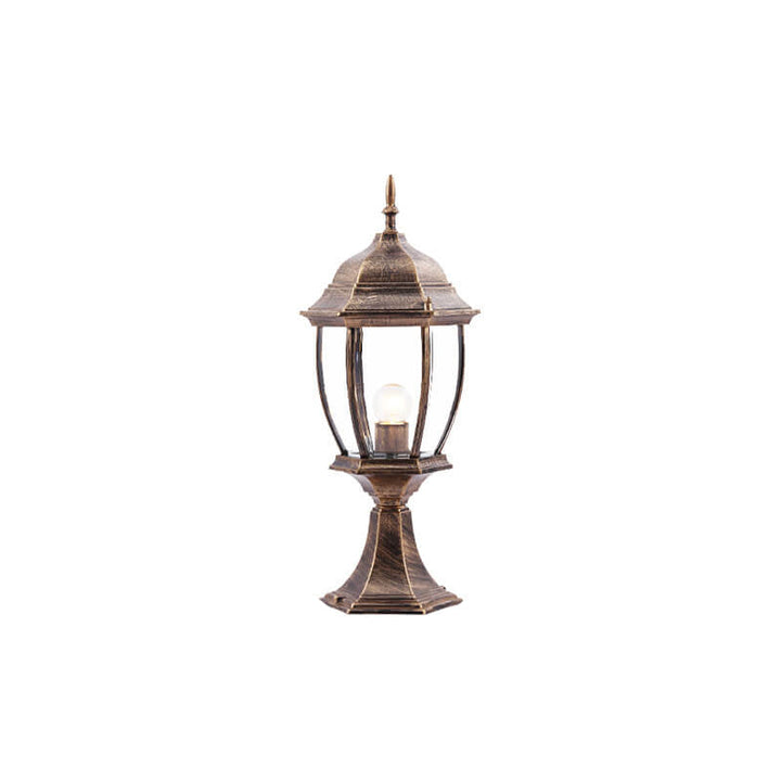 Outdoor Solar Waterproof Aluminum Glass 1-Light Lawn Landscape Light | Stornfield