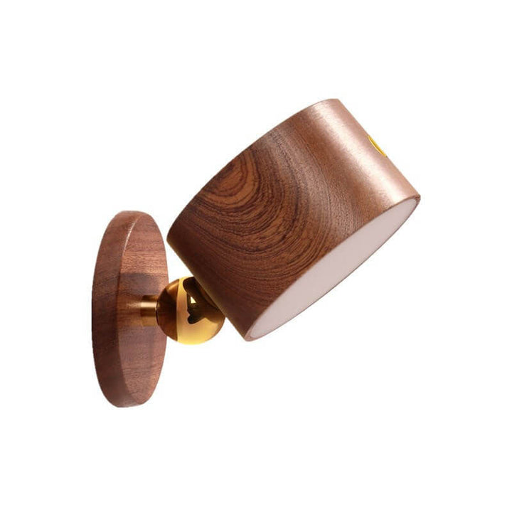 Stornfield | Simple Wooden USB Rechargeable Magnetic Touch LED Wall Sconce Night Light