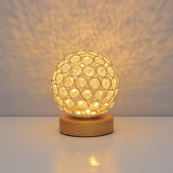 Stornfield | Modern Minimalist USB Rechargeable Round LED Table Lamp