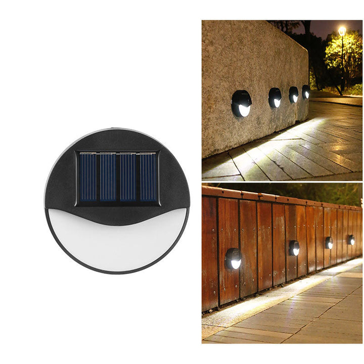 Outdoor Solar Round Square LED Waterproof Patio Step Light | Stornfield