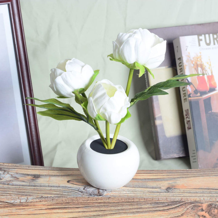 Stornfield | LED Table Lamp Night Tulip Peony Creative Modern Simulation