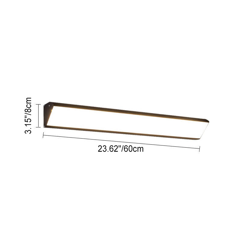 Modern Outdoor Long Bar Aluminum Acrylic Waterproof LED Wall Sconce Lamp | Stornfield