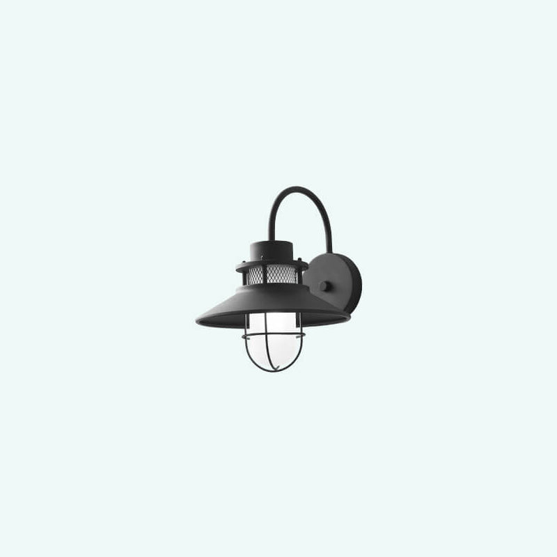 Outdoor Waterproof Iron Body 1-Light Outdoor Wall Sconce Lamp | Stornfield