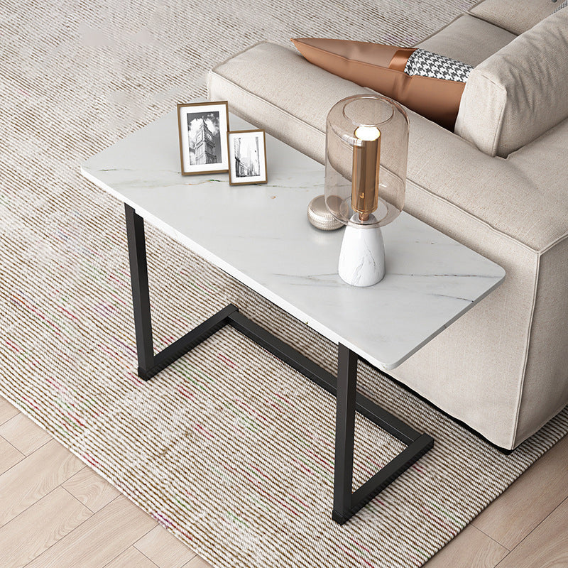 Stornfield | ModernoCurve C-Side Table | MDF Top | Modern Design | Space Saving | Perfect for Living Room & Bedroom