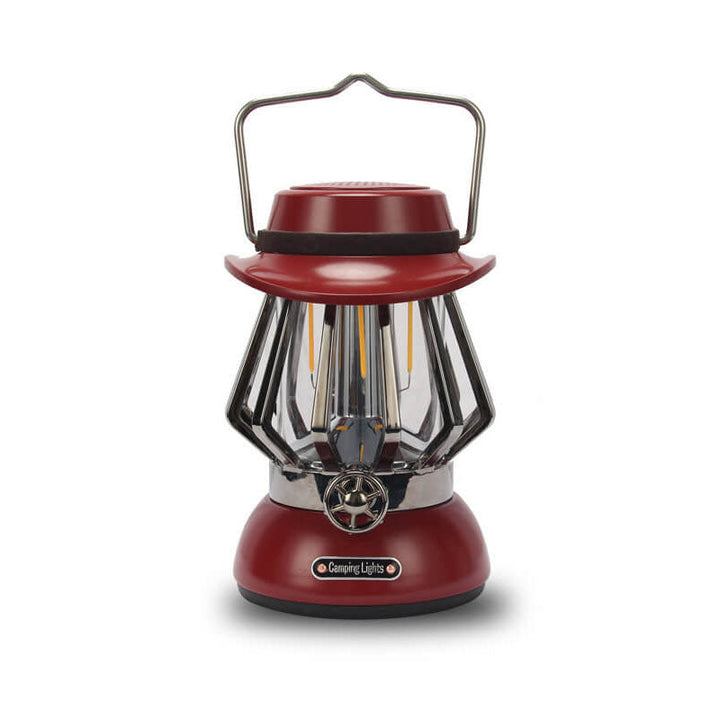 Modern Handheld Metal Texture Camping LED Outdoor Light | Stornfield