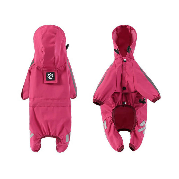 Stornfield | RainBuddy Waterproof Dog Raincoat | Reflective Stripes | Adjustable and Hooded