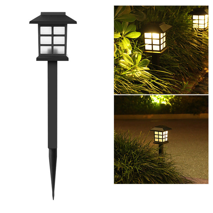 Traditional Rustic Waterproof Solar House ABS LED Outdoor Landscape Light For Garden | Stornfield