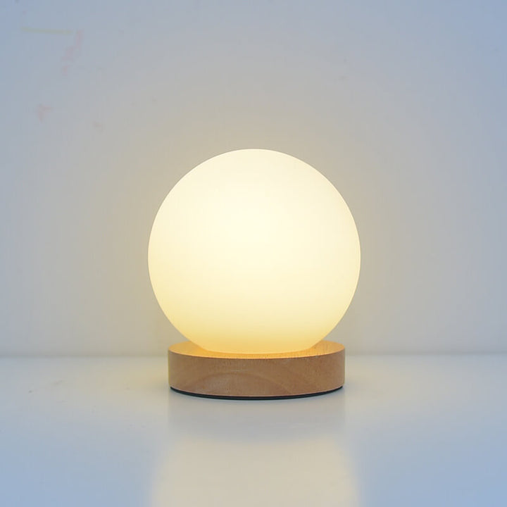 Stornfield | Modern Minimalist USB Rechargeable Round LED Table Lamp