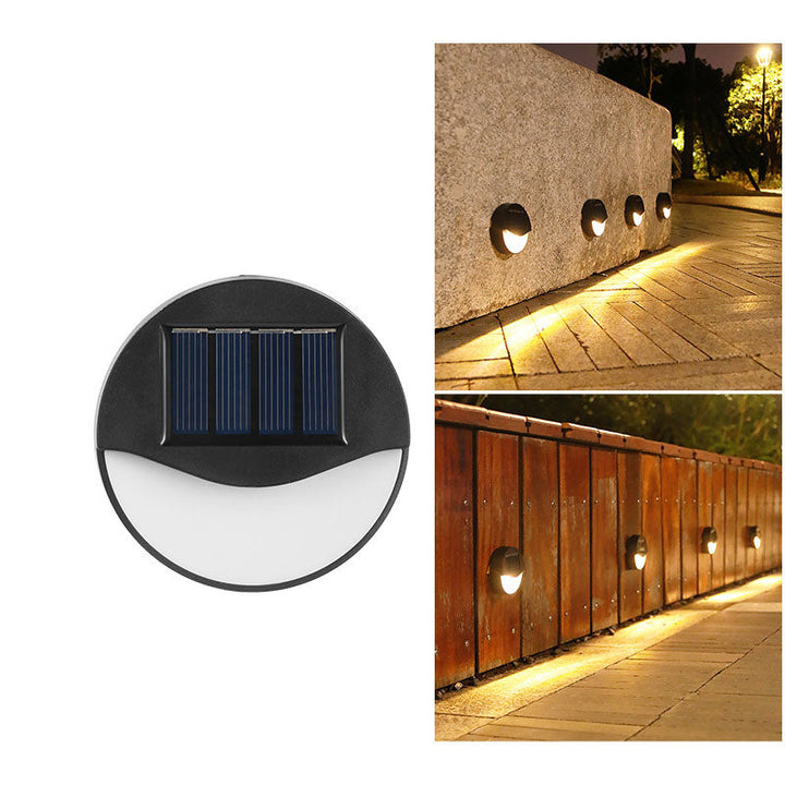 Outdoor Solar Round Square LED Waterproof Patio Step Light | Stornfield