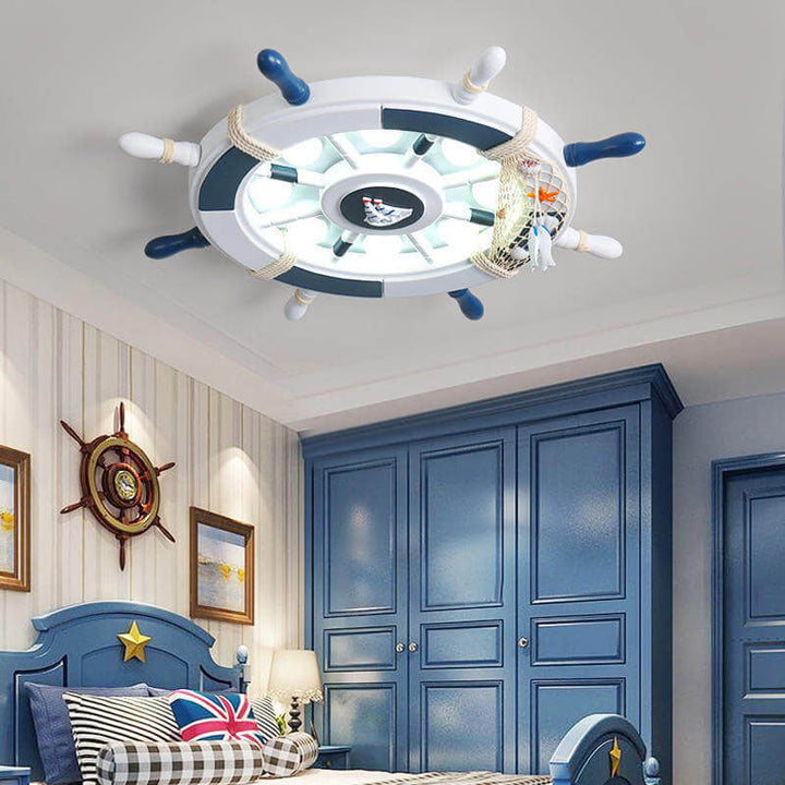 Stornfield | NautiGlow LED Ceiling Light for Kids | Sailboat Design | Cartoon Style | Ambient Lighting