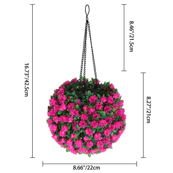 Contemporary Creative Waterproof Solar Flower Globe Plastic LED Outdoor Light For Garden | Stornfield
