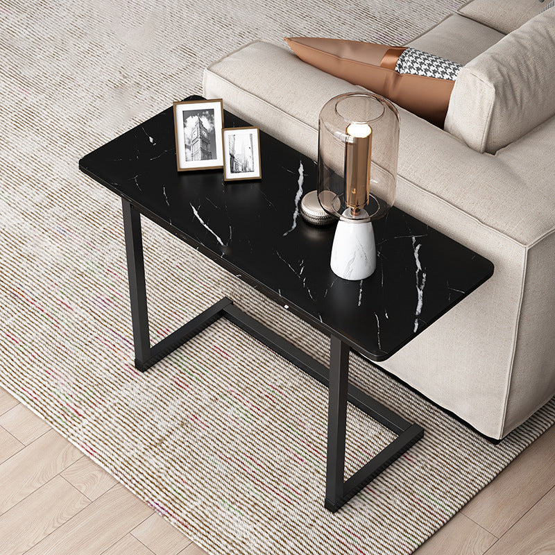 Stornfield | ModernoCurve C-Side Table | MDF Top | Modern Design | Space Saving | Perfect for Living Room & Bedroom