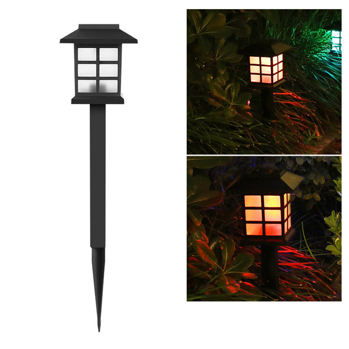 Traditional Rustic Waterproof Solar House ABS LED Outdoor Landscape Light For Garden | Stornfield