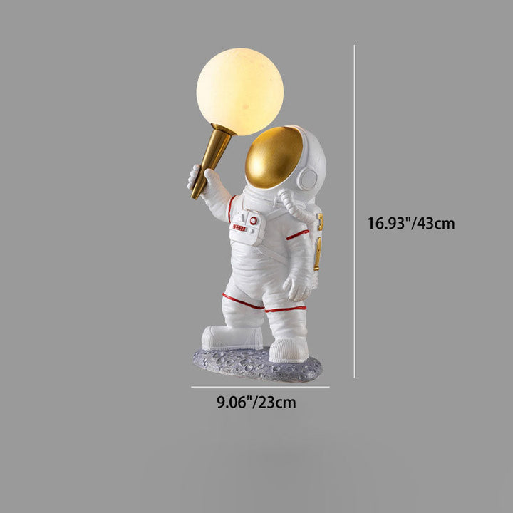 Stornfield | CosmoBuddy Astronaut Wall Lamp | Creative Design | Resin & ABS | LED Bedroom Lamp