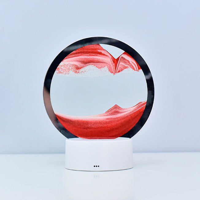 Stornfield | Creative Quicksand Round Hourglass 3D Night LED Table Lamp