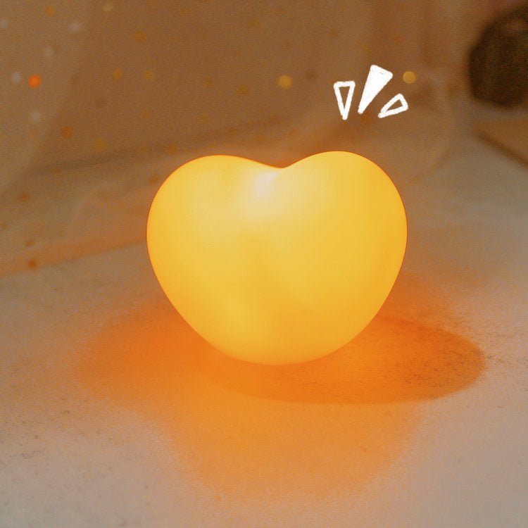 Stornfield | LuvSphere Silicone LED Night Light | Heart-Shaped Design | Table Lamp | Warm Ambient Light | Decorative