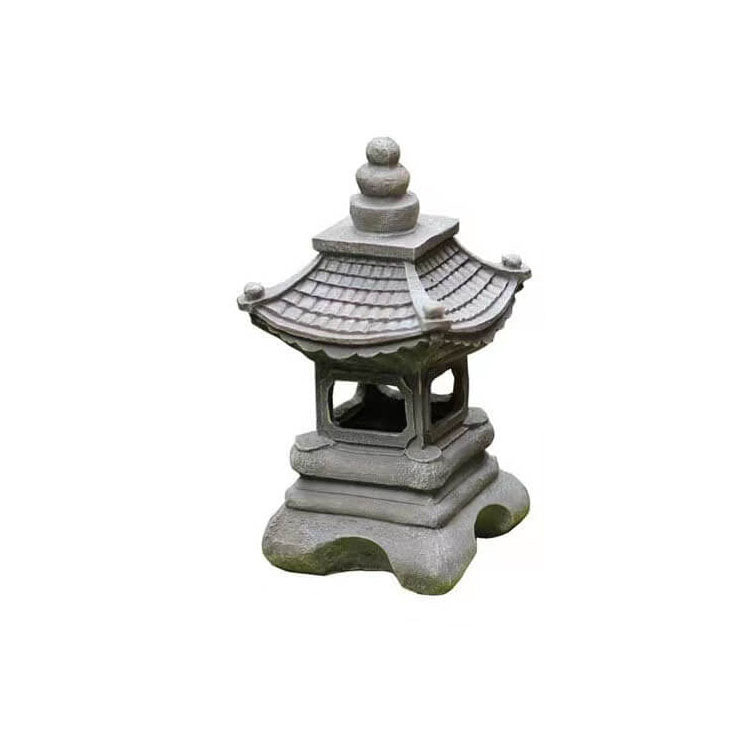 Retro Decorative Solar Tower Resin LED Outdoor Landscape Lighting | Stornfield