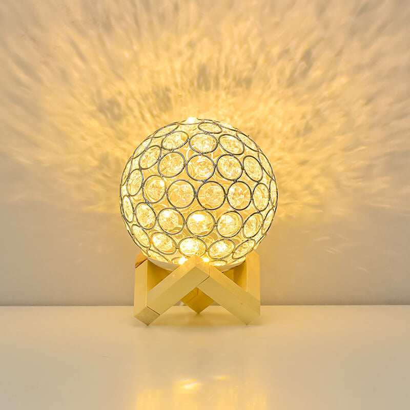 Stornfield | Modern Minimalist USB Rechargeable Round LED Table Lamp