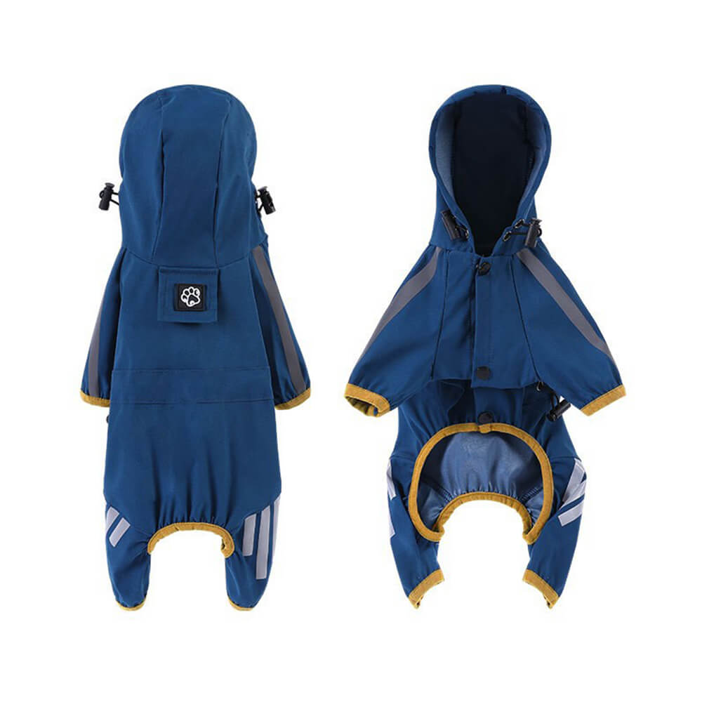 Stornfield | RainBuddy Waterproof Dog Raincoat | Reflective Stripes | Adjustable and Hooded