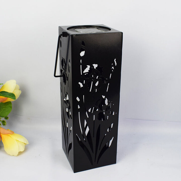Stornfield | Rose Solar Butterfly Pattern Hollow Column Waterproof LED Outdoor Decorative Lamp
