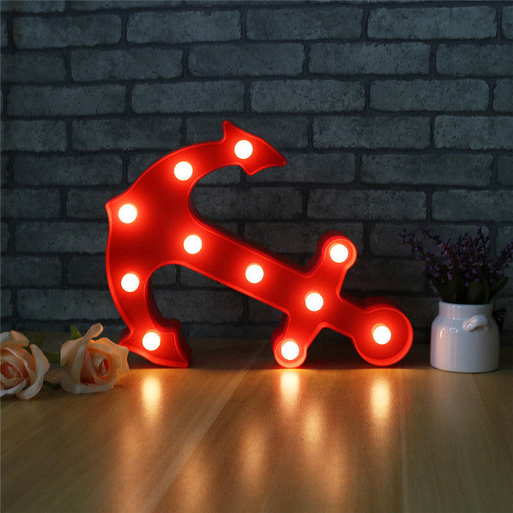 Stornfield | Applique murale LED avec ancre de bateau en ABS moderne scandinave