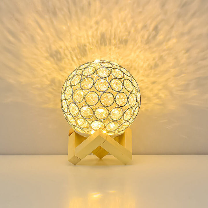 Stornfield | Modern Minimalist USB Rechargeable Round LED Table Lamp