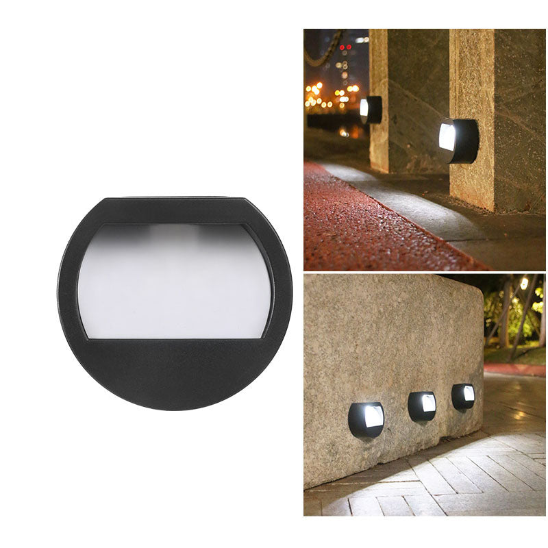 Outdoor Solar Round Square LED Waterproof Patio Step Light | Stornfield