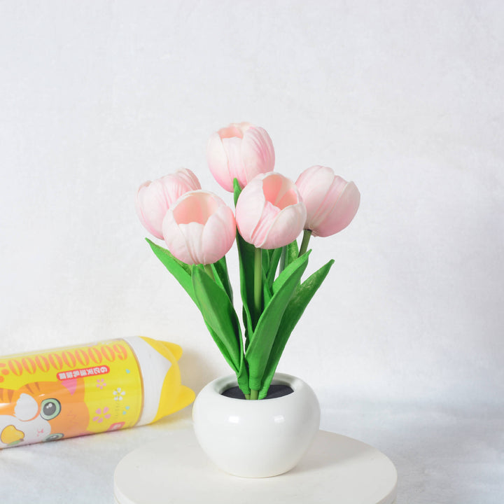 Stornfield | LED Table Lamp Night Tulip Peony Creative Modern Simulation