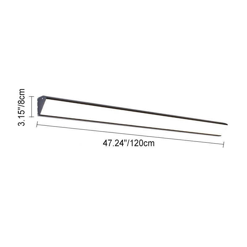 Modern Outdoor Long Bar Aluminum Acrylic Waterproof LED Wall Sconce Lamp | Stornfield