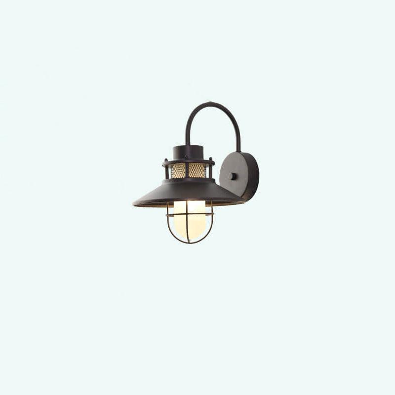 Outdoor Waterproof Iron Body 1-Light Outdoor Wall Sconce Lamp | Stornfield