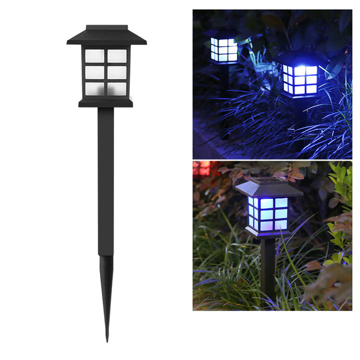Traditional Rustic Waterproof Solar House ABS LED Outdoor Landscape Light For Garden | Stornfield