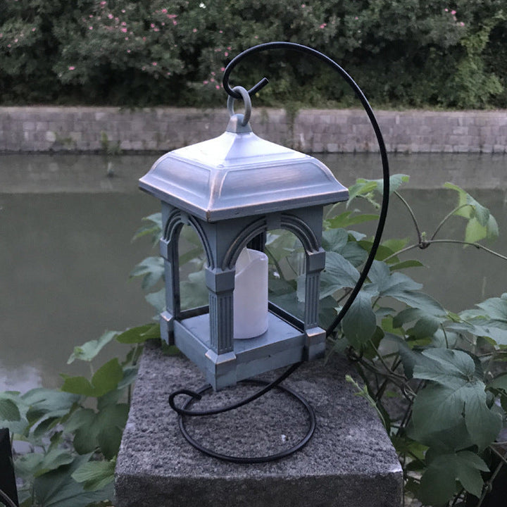 Traditional European Solar Waterproof House Cubic Plastic LED Landscape Lighting Outdoor Light For Garden | Stornfield