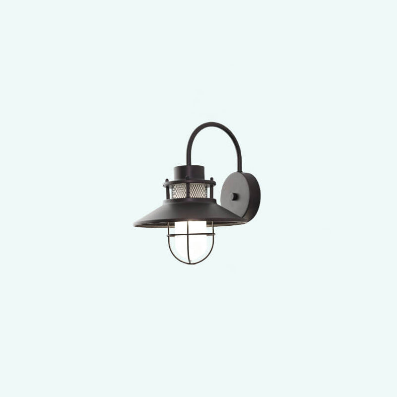 Outdoor Waterproof Iron Body 1-Light Outdoor Wall Sconce Lamp | Stornfield