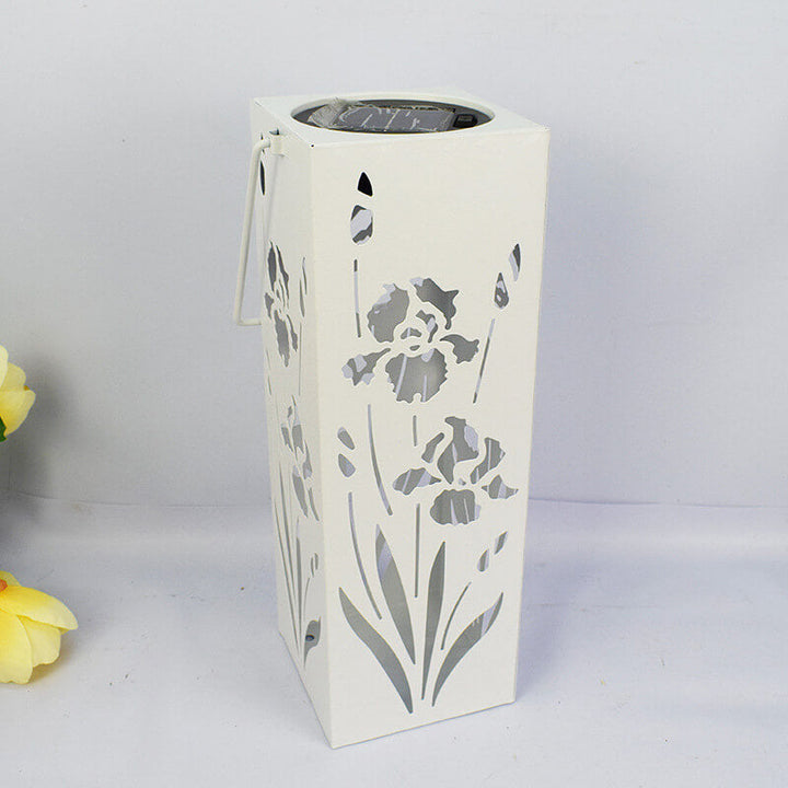 Stornfield | Rose Solar Butterfly Pattern Hollow Column Waterproof LED Outdoor Decorative Lamp