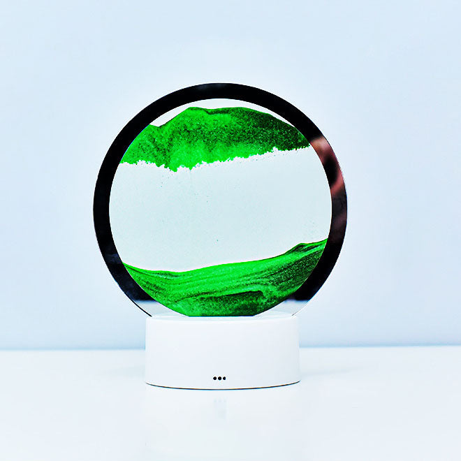 Stornfield | Creative Quicksand Round Hourglass 3D Night LED Table Lamp