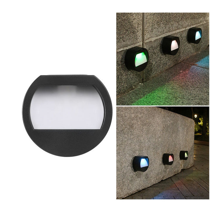 Outdoor Solar Round Square LED Waterproof Patio Step Light | Stornfield