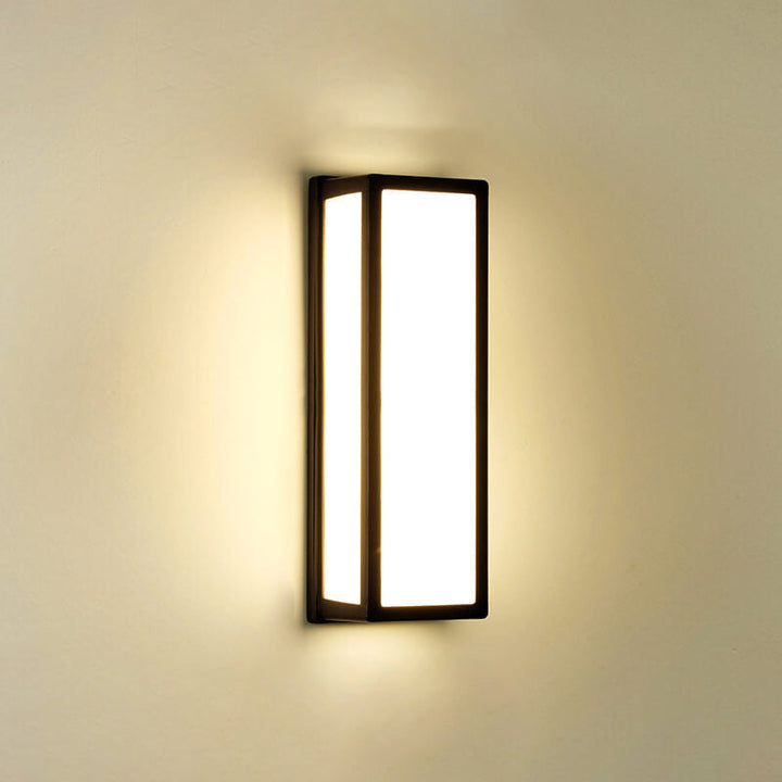 Modern Creative Geometry Aluminum Outdoor Waterproof LED Wall Sconce Lamp | Stornfield