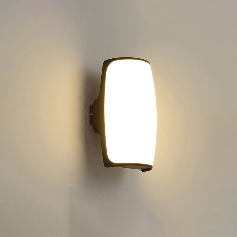 Modern Creative Geometry Aluminum Outdoor Waterproof LED Wall Sconce Lamp | Stornfield