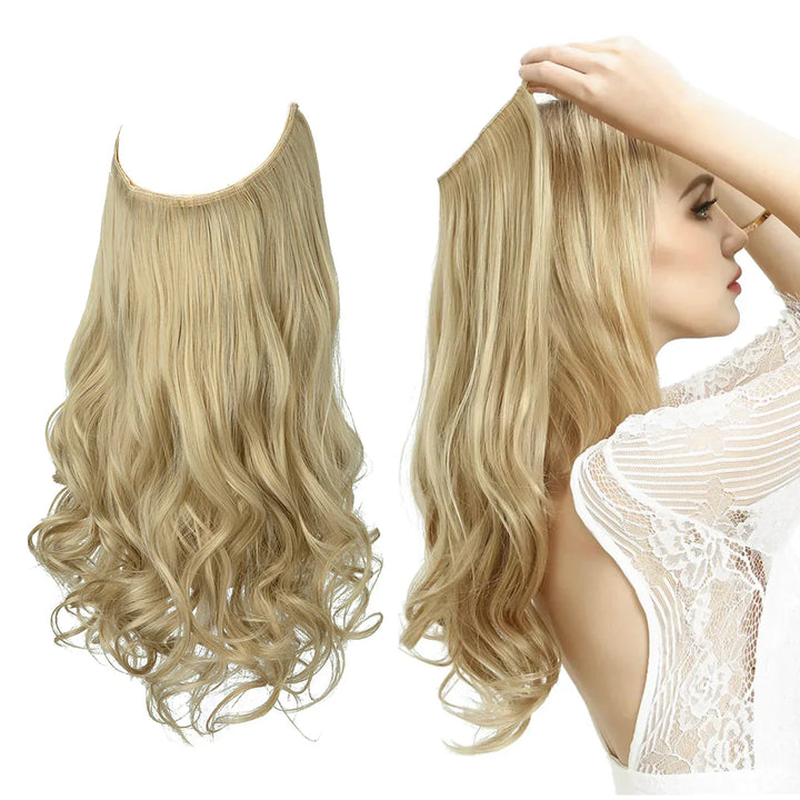 SecretHair | Real Hair Extensions | Natural Wave Volume | Blonde