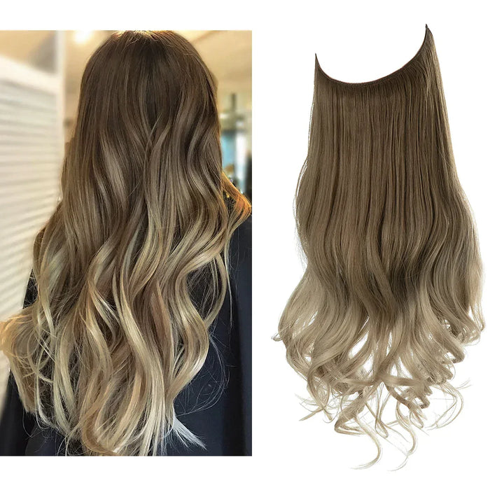 SecretHair | Real Hair Extensions | Natural Wave Volume | Blonde