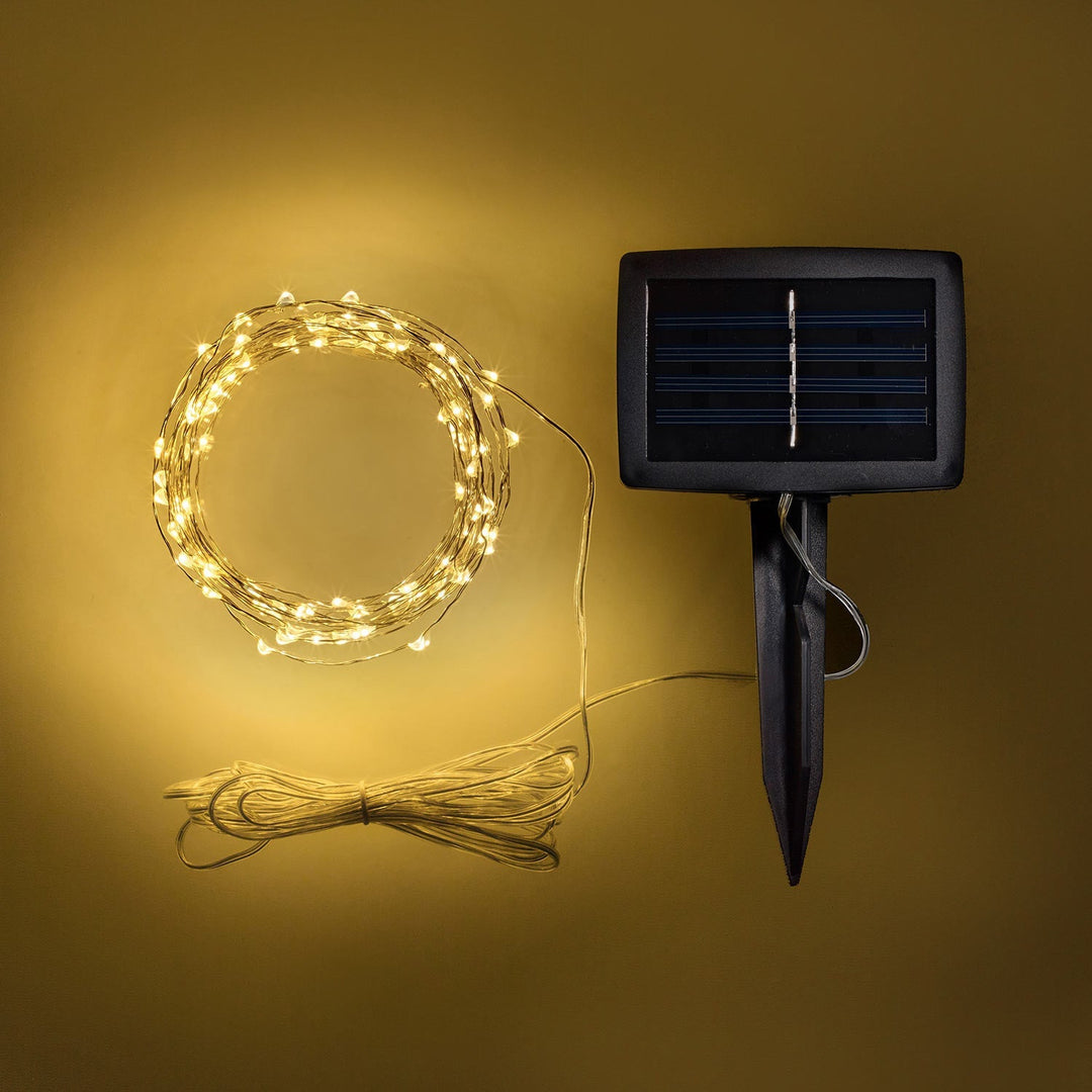 Stornfield | 100 LED Micro Solar String Lights Warm White