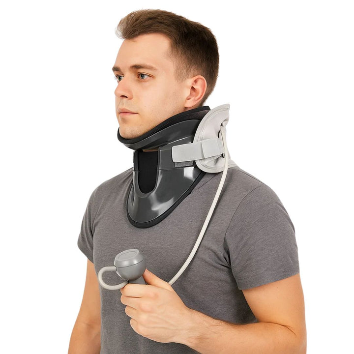 SpineEase | Cervical Traction Collar – Cervical Retractor for Spinal Decompression, Nerve Support, and Posture – Helps Relieve Neck Pain Stornfield