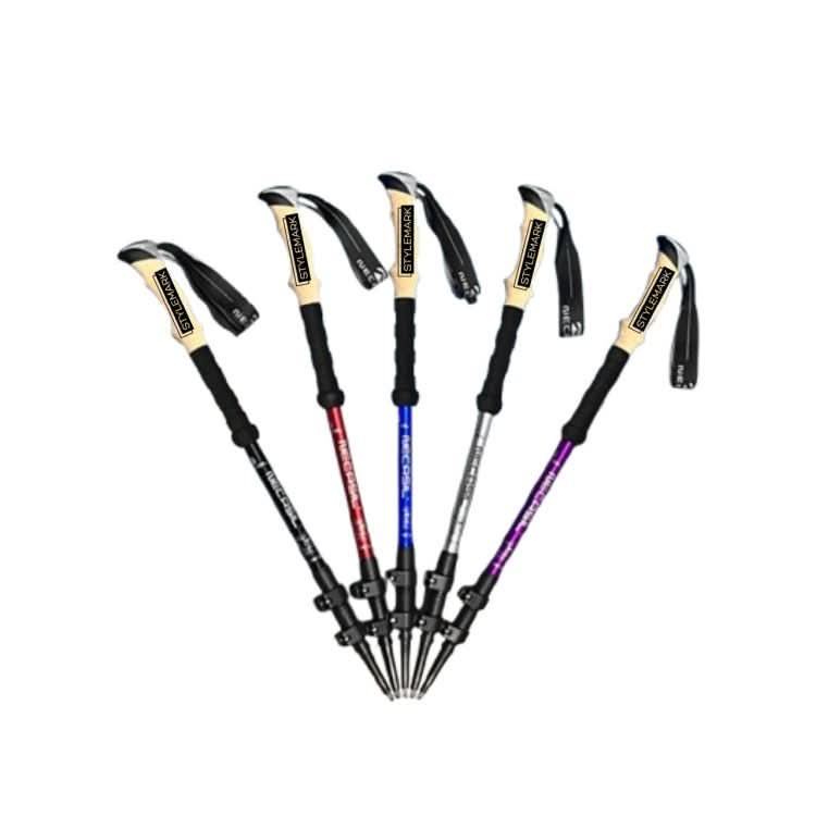 Stornfield | Joint-friendly trekking poles with anti-shock system made of carbon
