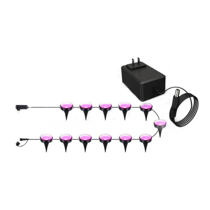 Stornfield | CP01 Outdoor WIFI Smart Garden Light APP Control Music Sync Outdoor Floor Lights (US Plug)
