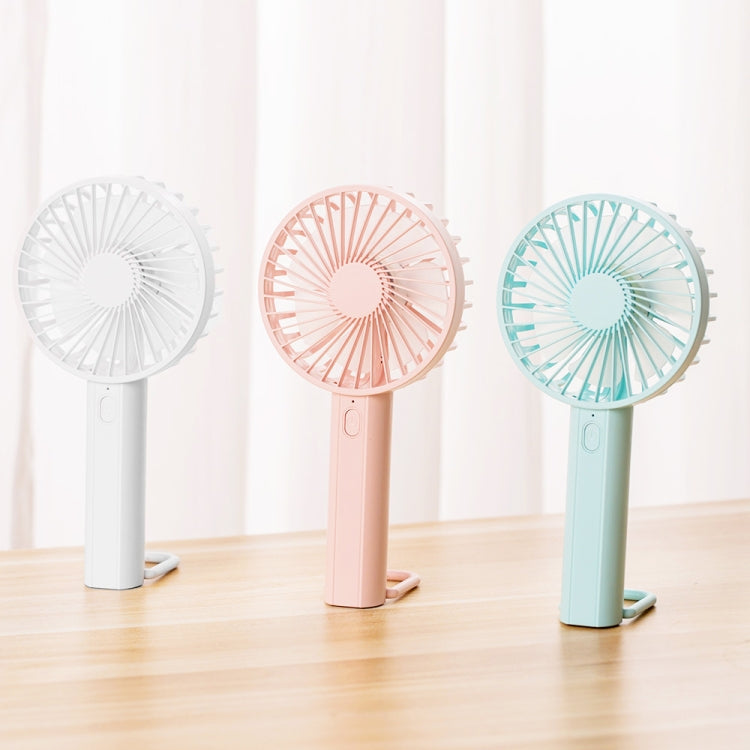 F35 With Hanging Hole Rechargeable Cooling Fan Powerful Handheld Fan 1200mAh Desk Fan(Baby Blue) | Stornfield