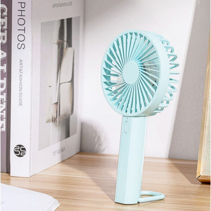 F35 With Hanging Hole Rechargeable Cooling Fan Powerful Handheld Fan 1200mAh Desk Fan(White) | Stornfield